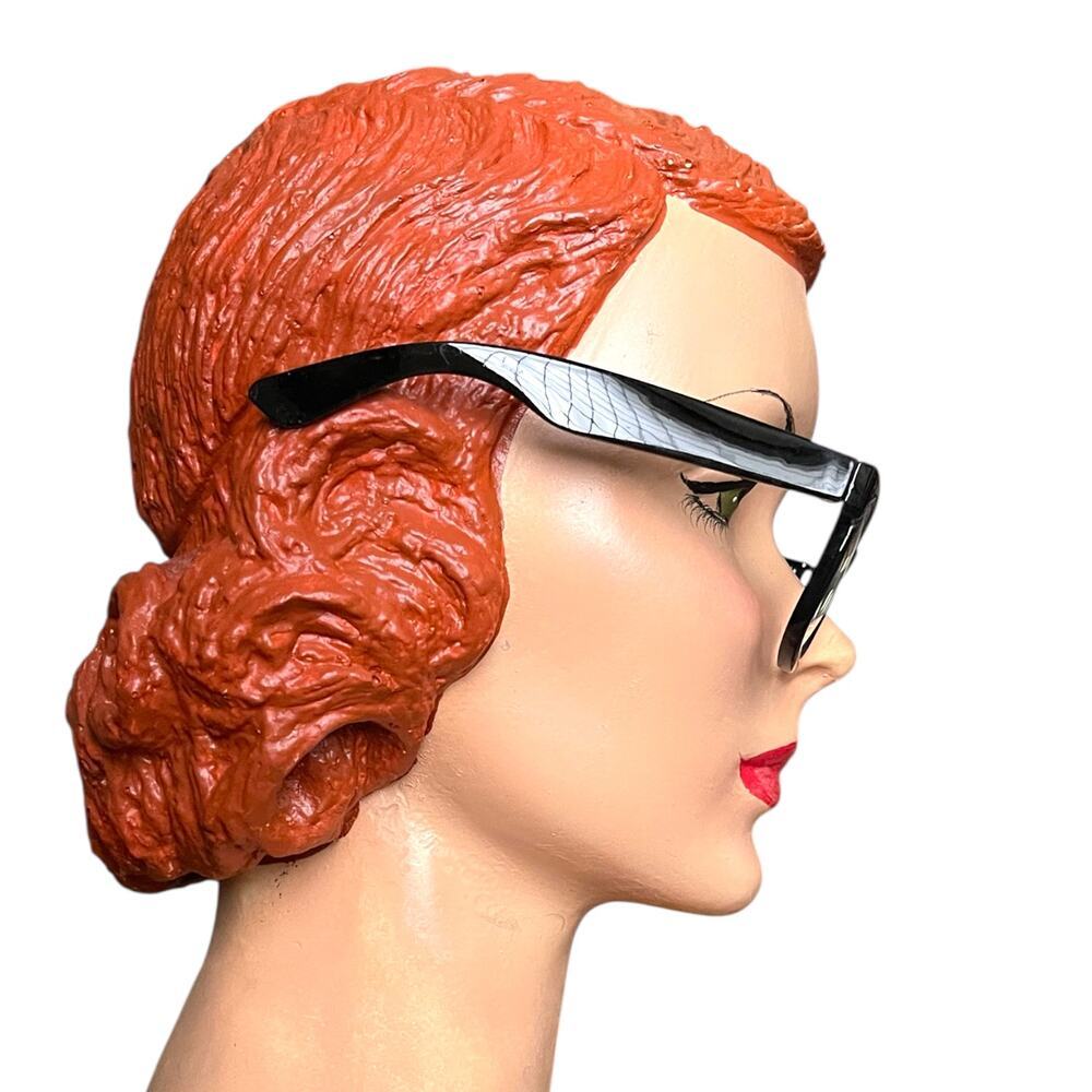 Betsey Johnson +2.00 Reading Glasses Readers Square Rounded Black Preppy Retro - Picture 4 of 4